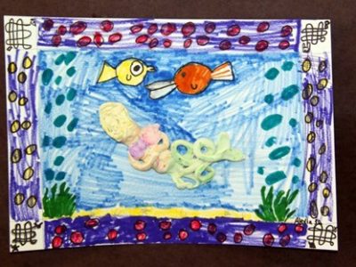 Children's Artwork | Alexia fish drawing Grade 3